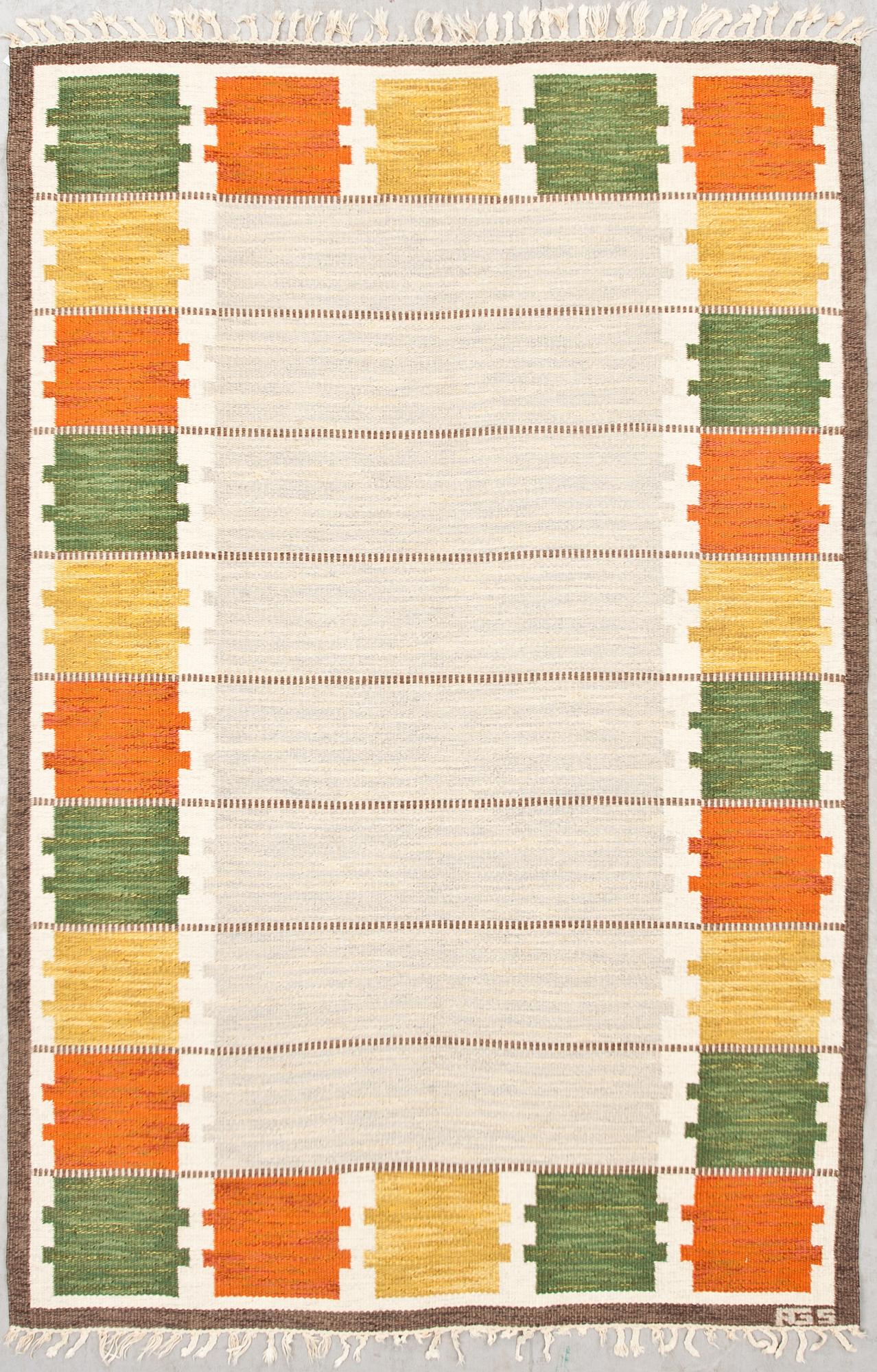 MATTA, rölakan, monogramsignerad AGS, Anna-Greta Sjöqvist möjligen, ca 229 X 147 cm.