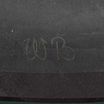 SOFFBORD, signerad "WB" samt daterad -54.