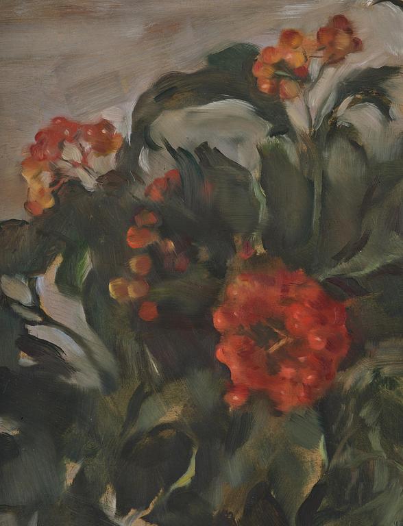 Lotte Laserstein, Still Life with Rowan Berries.