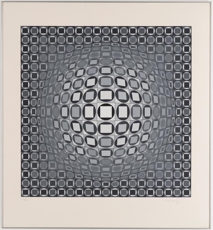 VICTOR VASARELY, serigraph, signed and numbered 227/250.