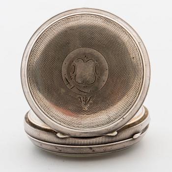 JOHN SWAIN c&o BRISTOL & WARRINGTON, pocket watch, 49 mm,