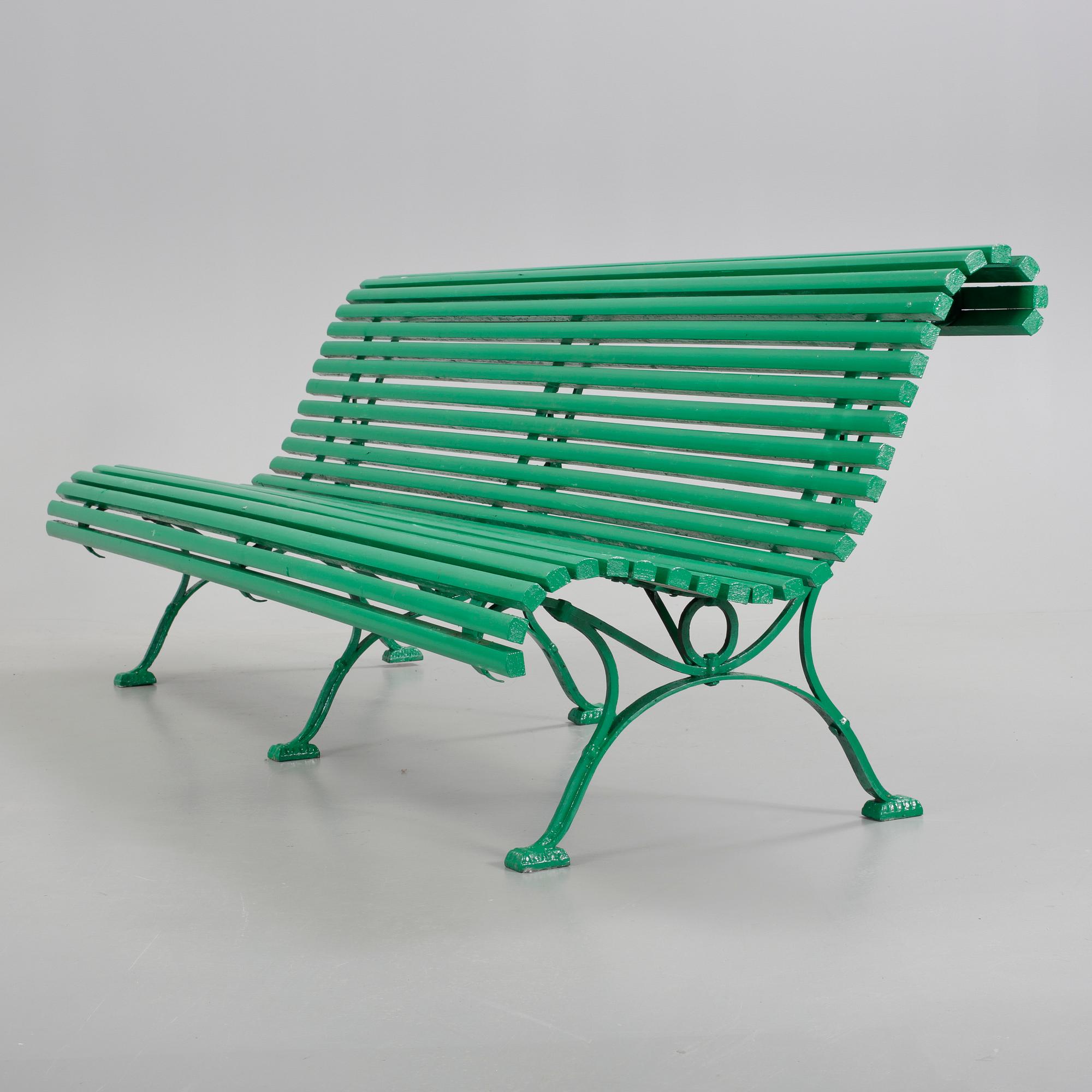 TRÄDGÅRDSSOFFA, trä, 1900-tal.