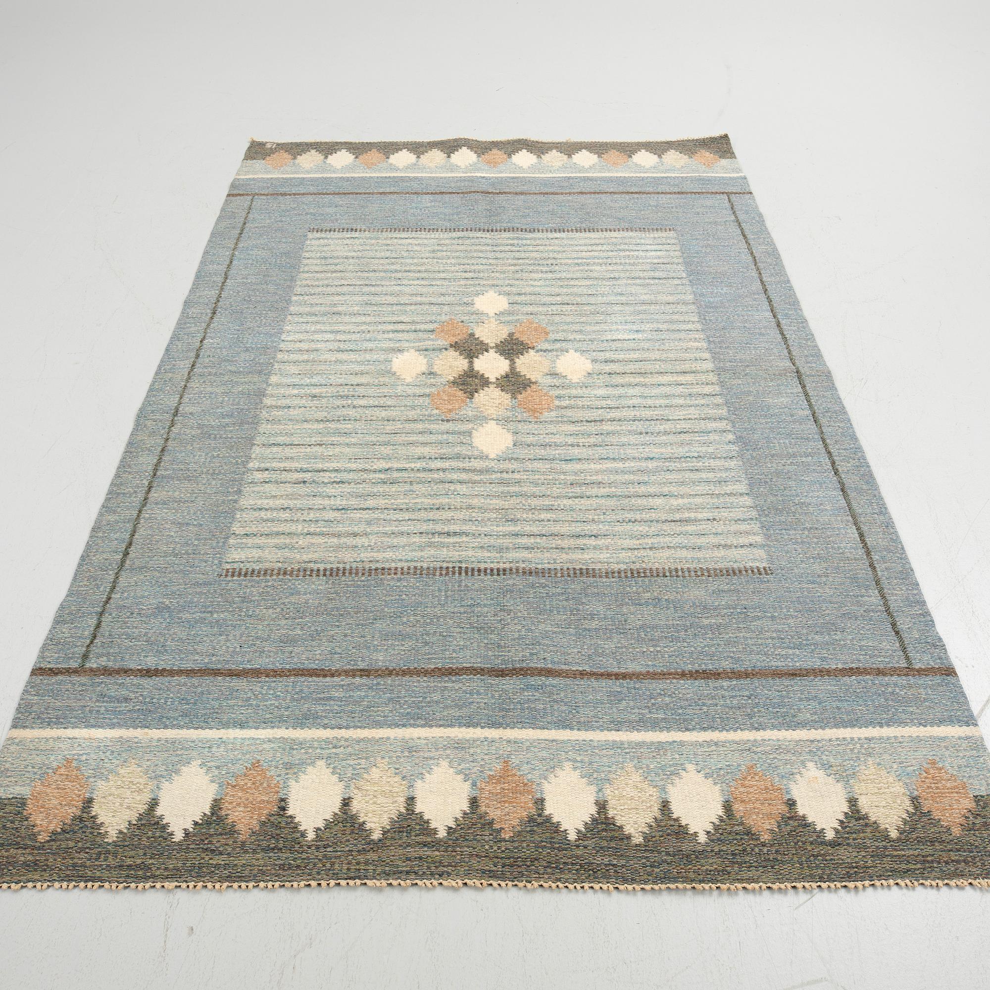 Ingegerd Silow, Matta, röllakan, ca 239 x 157 cm.