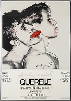 MOVIE POSTER, after Andy Warhol, "Querelle", 1983.
