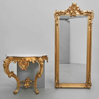 SPEGEL och KONSOLBORD, 1800-talets andra hälft.