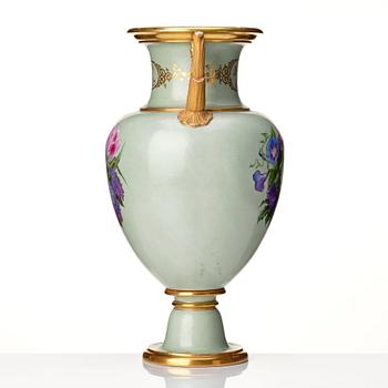 A Royal Copenhagen amphora vase, Denmark, 19th Century.