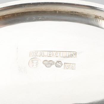 SKÅL, silver, W.A Bolin, Stockholm 1947. Vikt ca 314g.