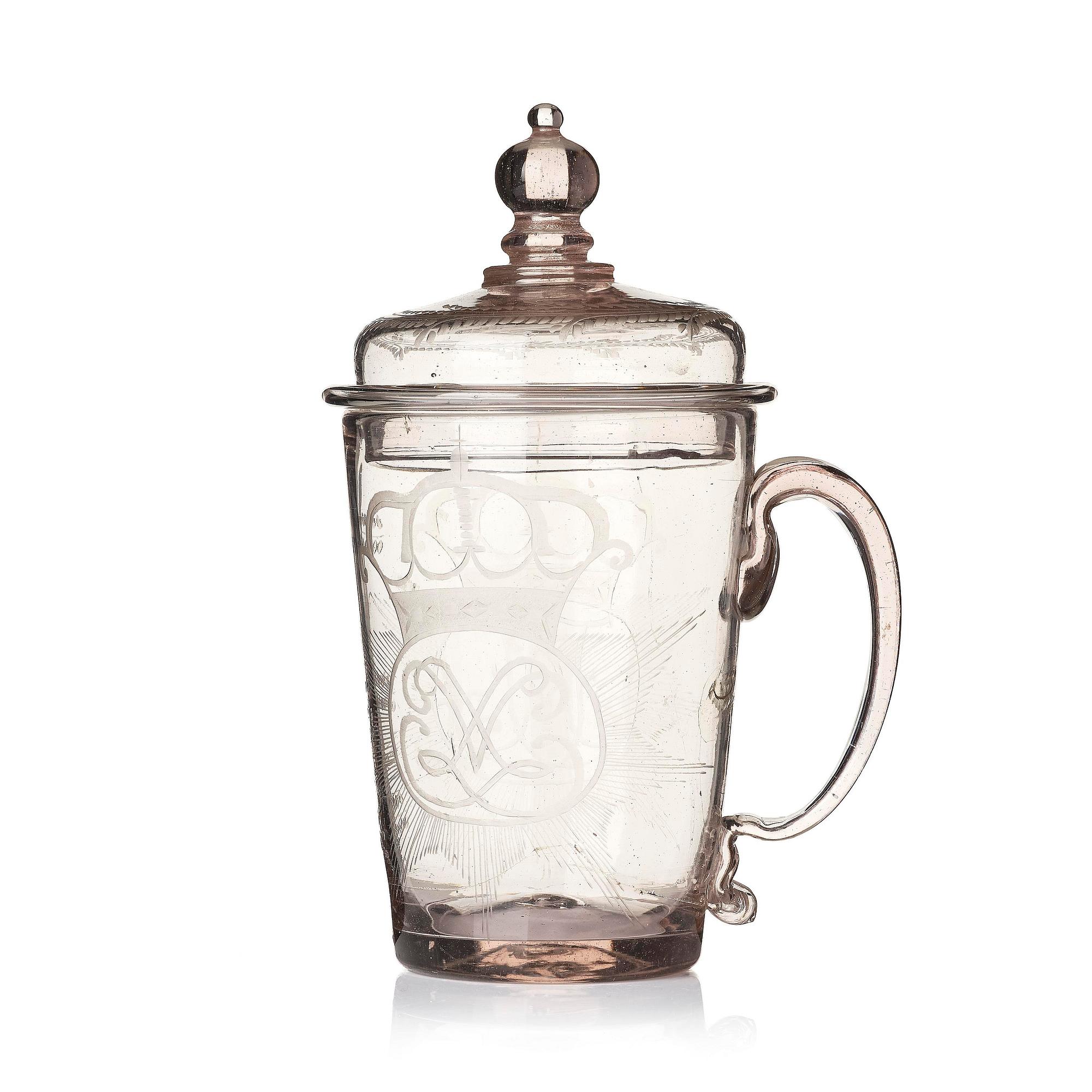 A tankard, possibly Henrikstorp, Sweden, 18th century.