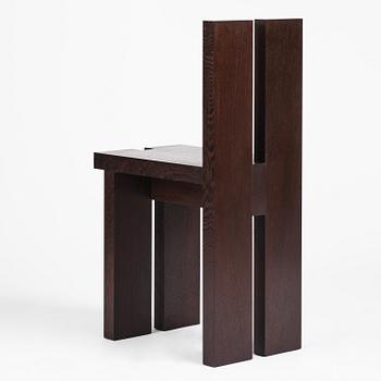 Nick Ross, a "P-A chair 03", ed. 1/8, executed in his own studio, Stockholm, 2024.