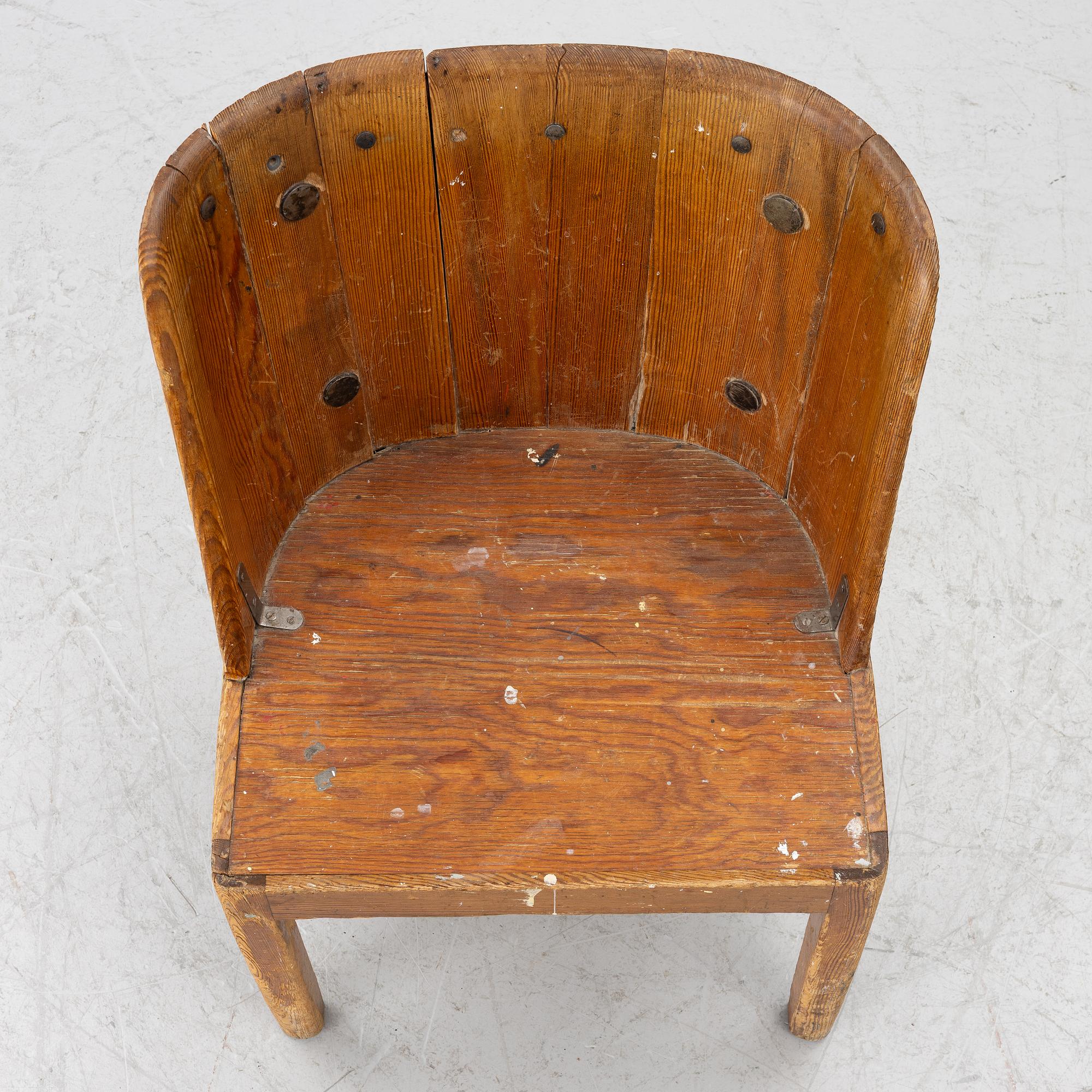 Axel Einar Hjorth, a 'Lovö' armchair, Nordiska Kompaniet, 1930s.