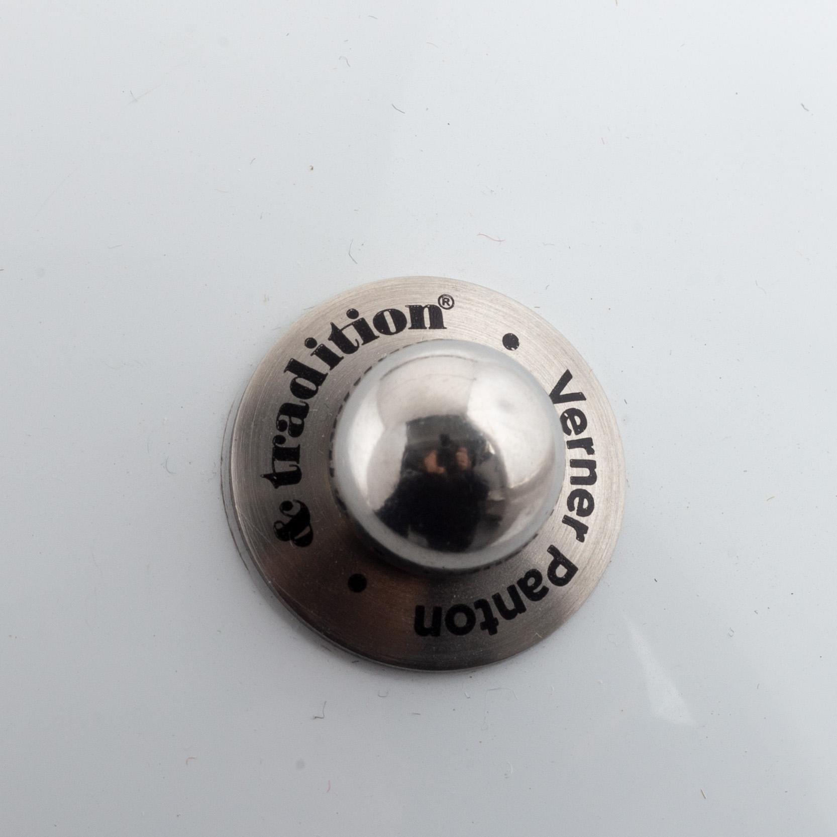 Verner Panton, a 'Flower Pot' table light, &Tradition, Denmark.