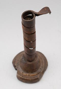 LJUSSTAKE, smide, 1700-tal.