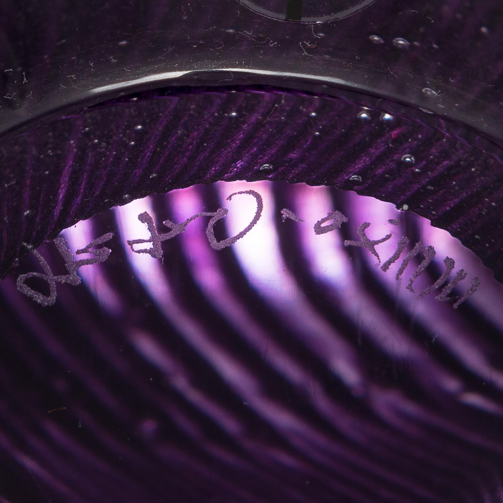 Joonas Laakso, a glass sculpture signed J. Laakso OXIIII.