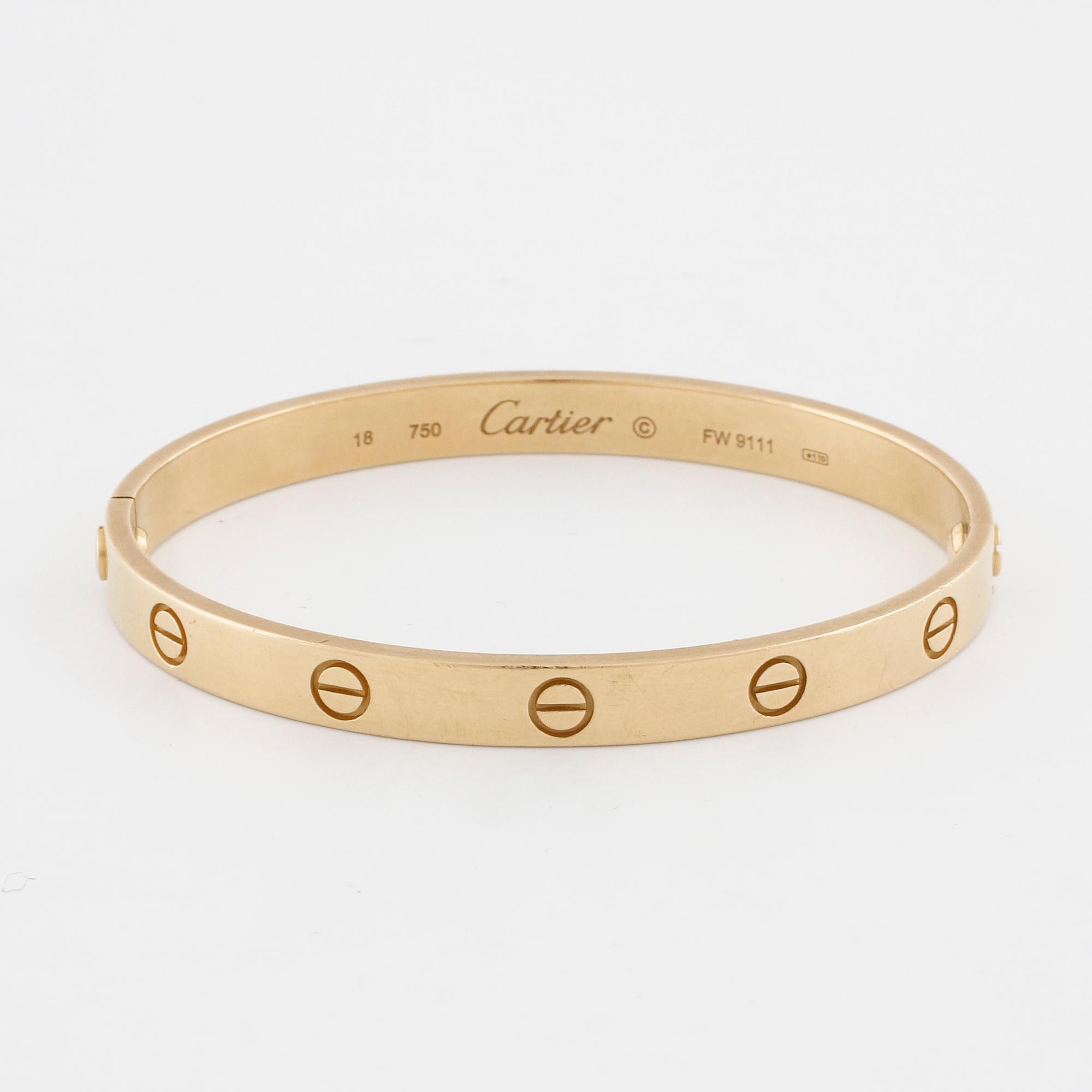 CARTIER, Love bracelet.