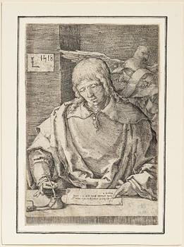 Lucas van Leyden, The Evangelist John from The Four Evangelists, The Apostels Andreas and Johannes from Christ and the Apostles.