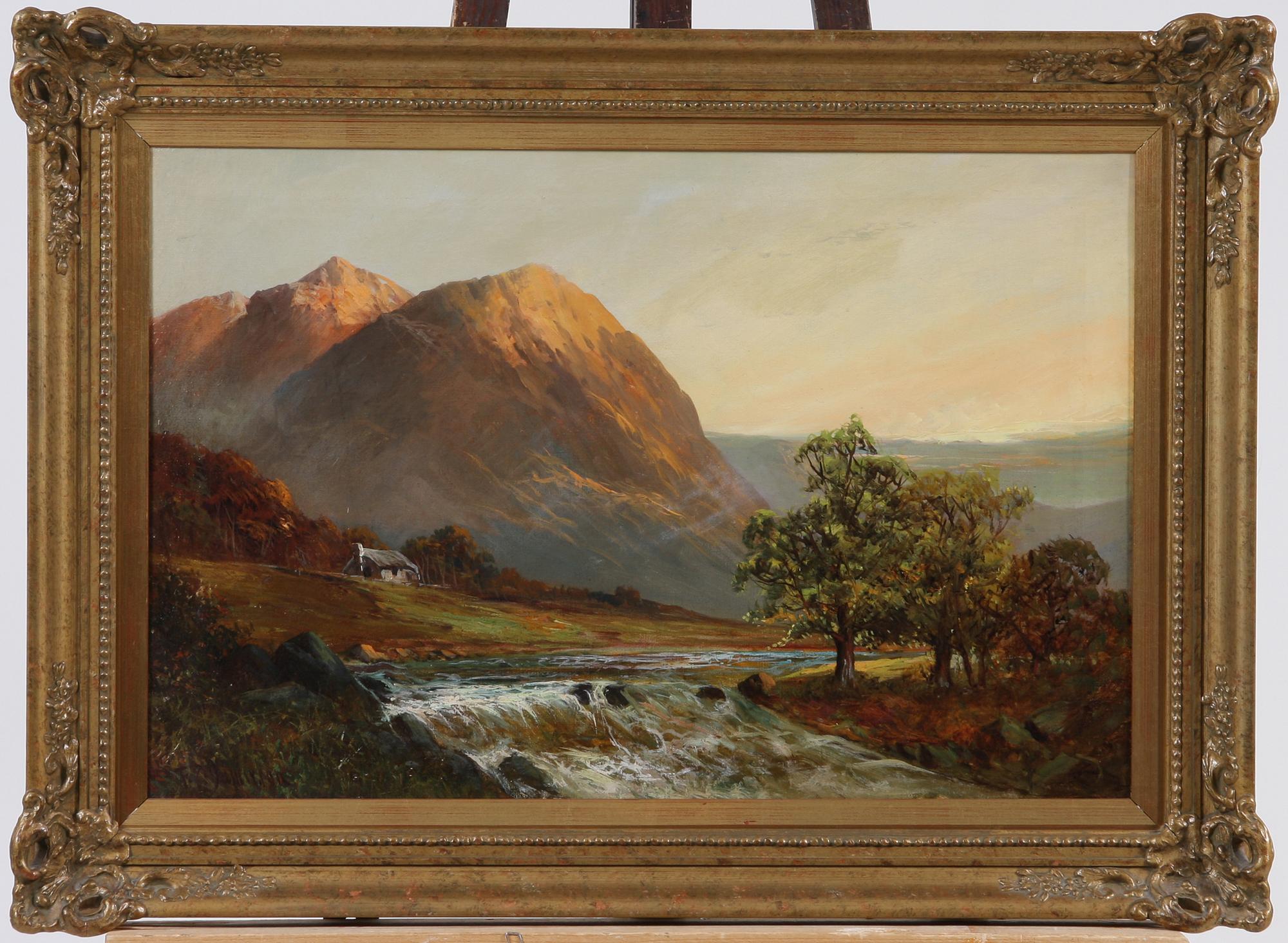 OKÄND KONSTNÄR, olja på duk, otydl sign.