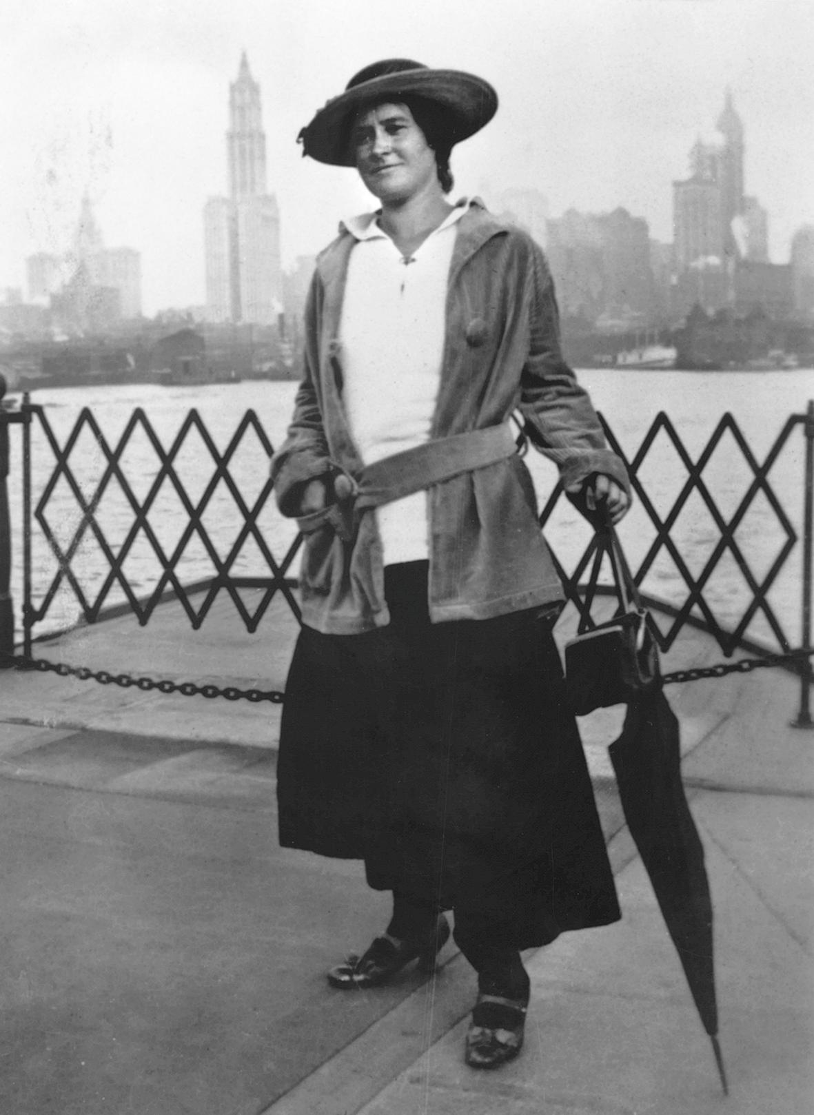 Agnes Cleve, "Brand i New York".