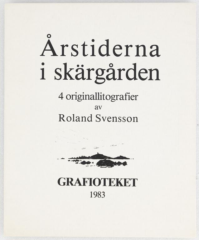 Roland Svensson, "Årstiderna i Skärgården", portfolio.