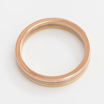 Cartier, ring, "Vendôme Louis Cartier", 18K trefärgsguld.