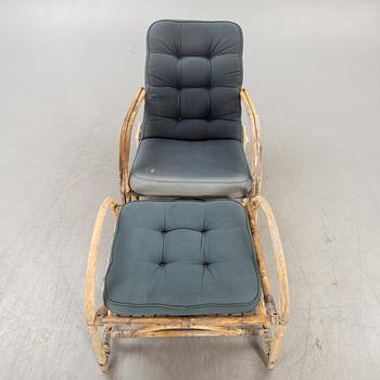 Josef Frank, vilstol med fotpall 1900-talets mitt.