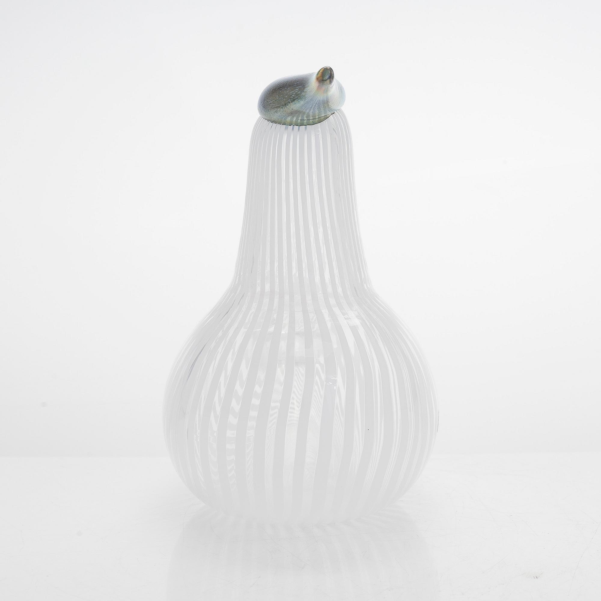 Oiva Toikka, Glass bird, Finland's 75th Independence Year, sign. Suomen sotka Oiva Toikka, Nuutajärvi 1992, 136/1992.