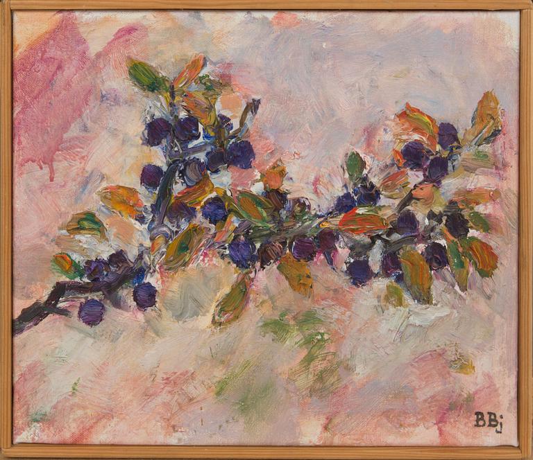 BENTE BJERREGAARD, olja på duk, monogramsignerad.