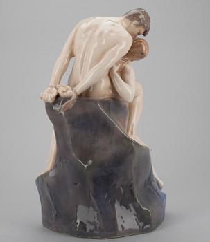 FIGURIN, porslin, Theodor Lundberg, Royal Copenhagen, 1949.