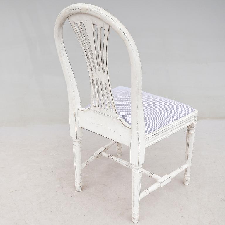 STOLAR, 8 st, gustaviansk stil, 1900-talets andra hälft.