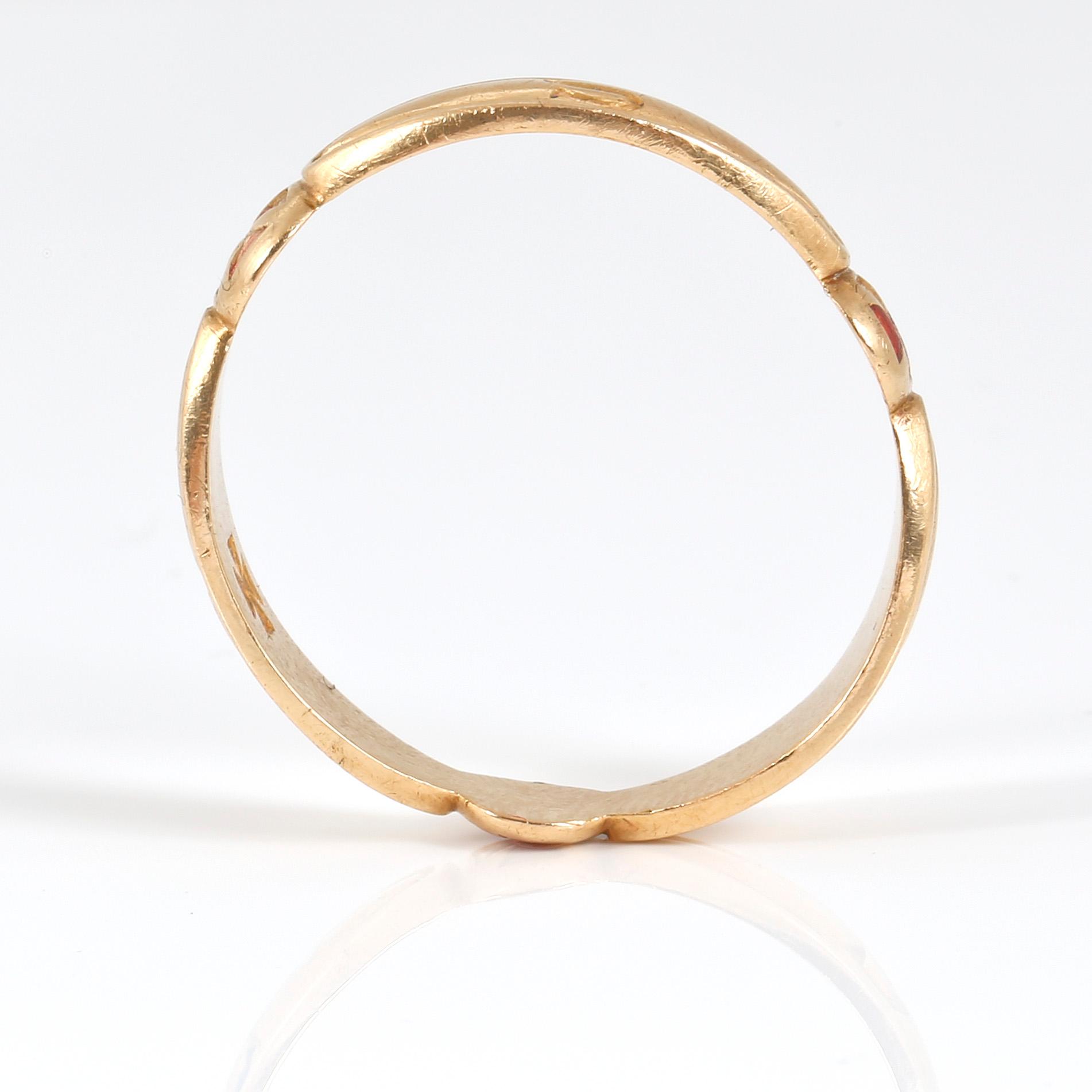 RING, frimurare, 18K guld, Johan Hanson, Umeå, 1939. Vikt ca 7,20 g.