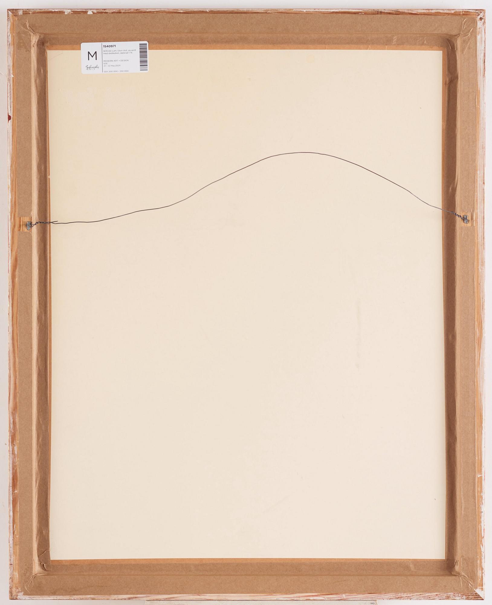 Wifredo Lam, Utan titel.