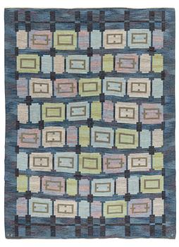 319. Judith Johansson, Matta "Spise Hall", rölakan, 285 x 210 cm, signerad JJ.