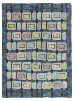 319. Judith Johansson, A carpet, "Spise Hall", flat weave, ca 285 x 210 cm, signed JJ.