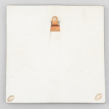 Lisa Larson, väggreliefer, 3 st, stengods, bl.a. ur serien "Unik", Gustavsberg.