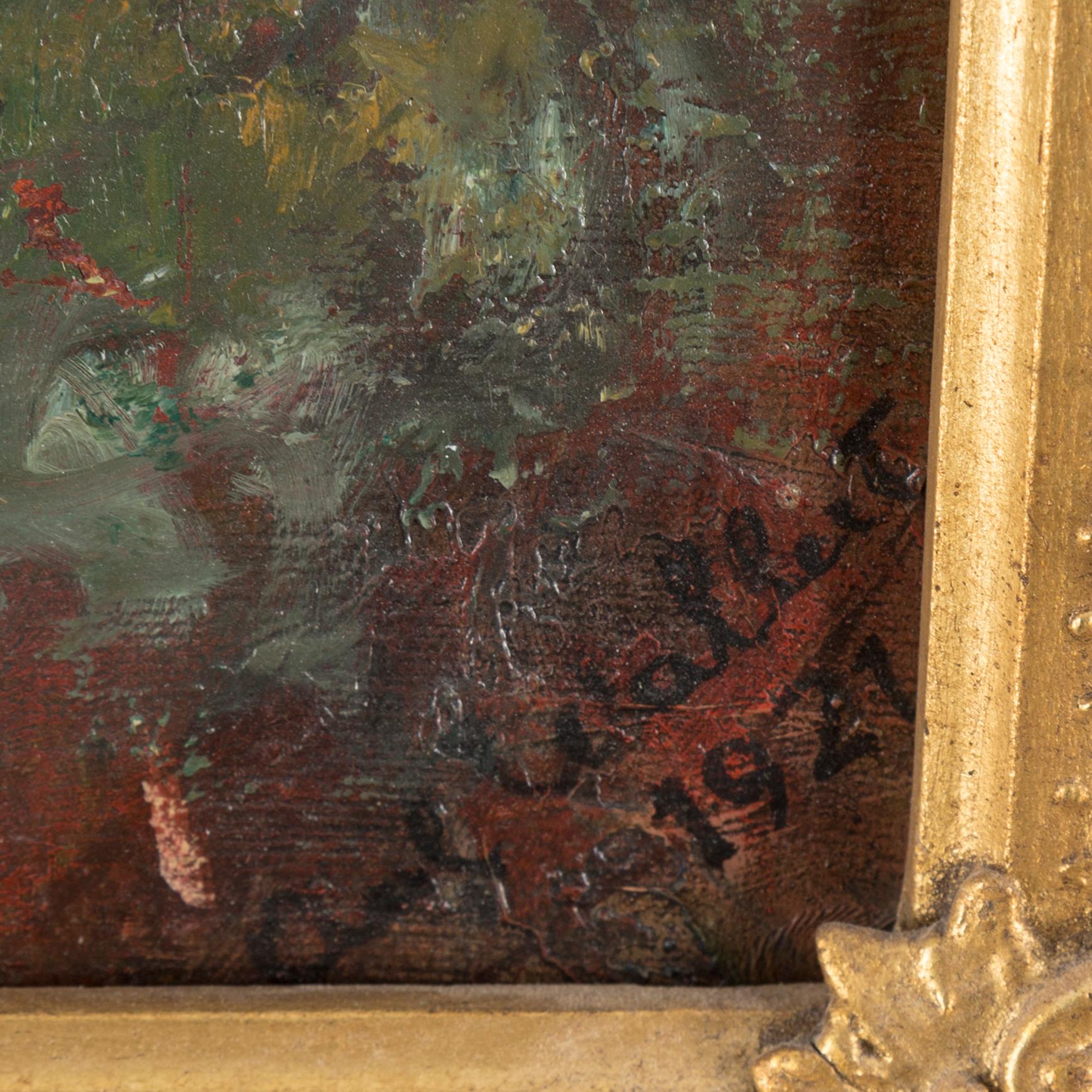 AXEL WALLERT, oil on canvas, signed and dated 1921.