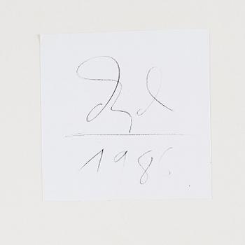 Dawid, photograph signed and dated 1986 on verso.