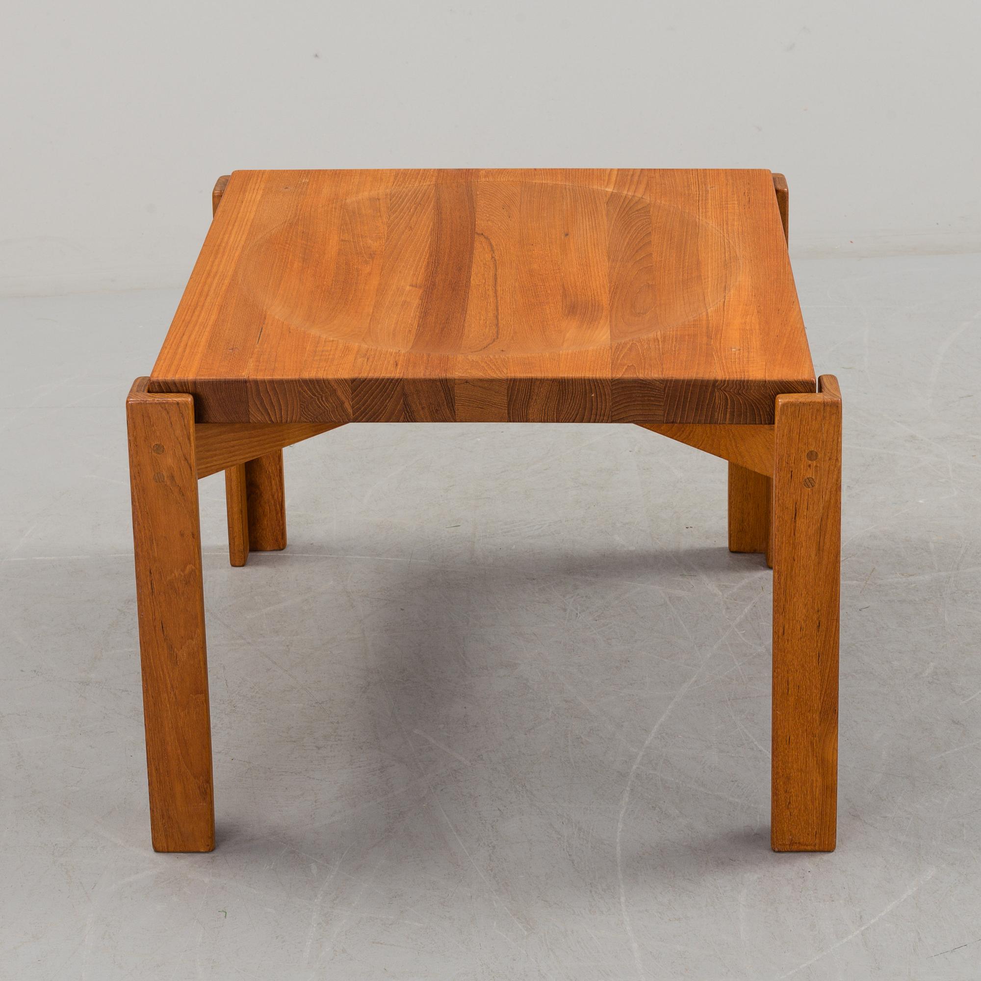 A Jens H. Quistgaard teak table, Källemo, second half of the 20th century.