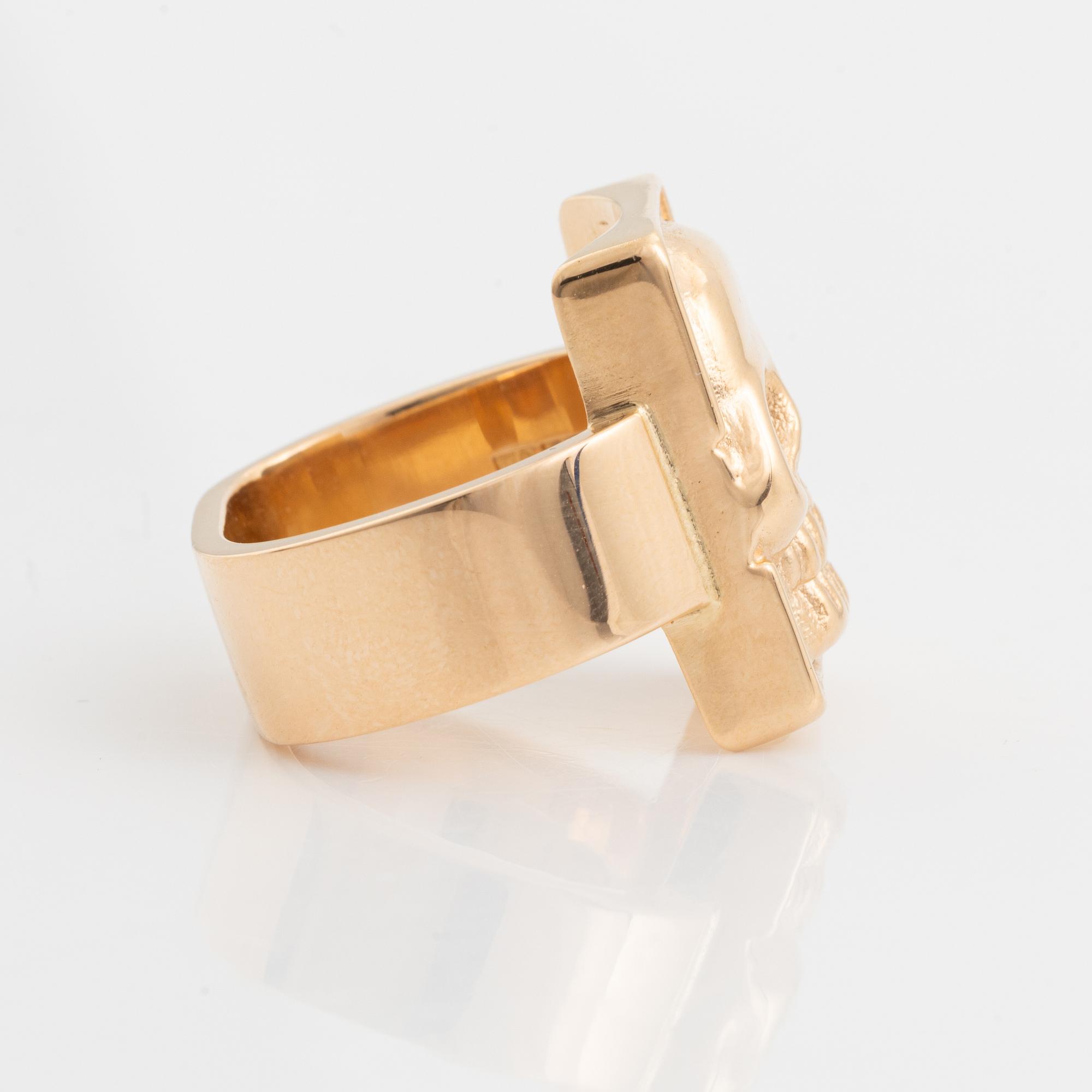 18K gold "the Phantom" ring.