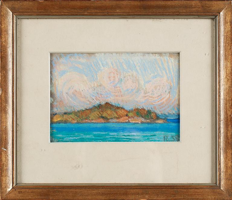 ROLAND SVENSSON, pastell. Sign.