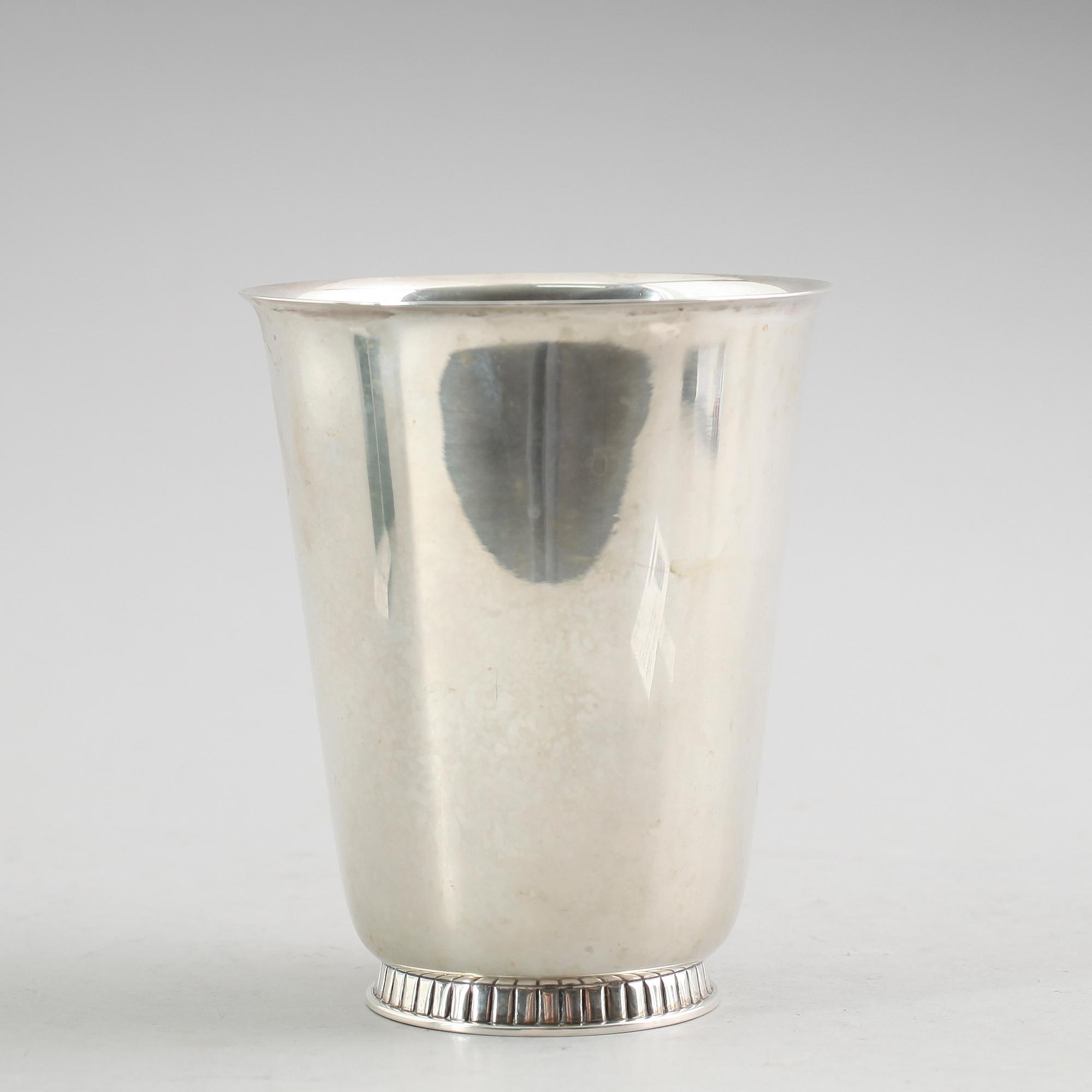 BÄGARE, silver, GAB, Stockholm 1948. Vikt ca 172 gram.