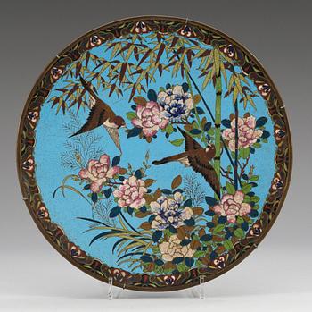 915. FAT, cloisonné. Japan, Meiji, 1800-tal.