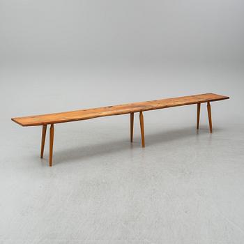 A pine bench, first half of the 20th Century.