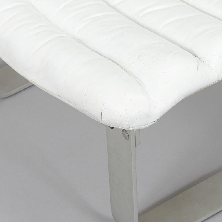 Ilmari Lappalainen, a "Pulkka" easy chair and ottoman for Asko, designed year 1968.
