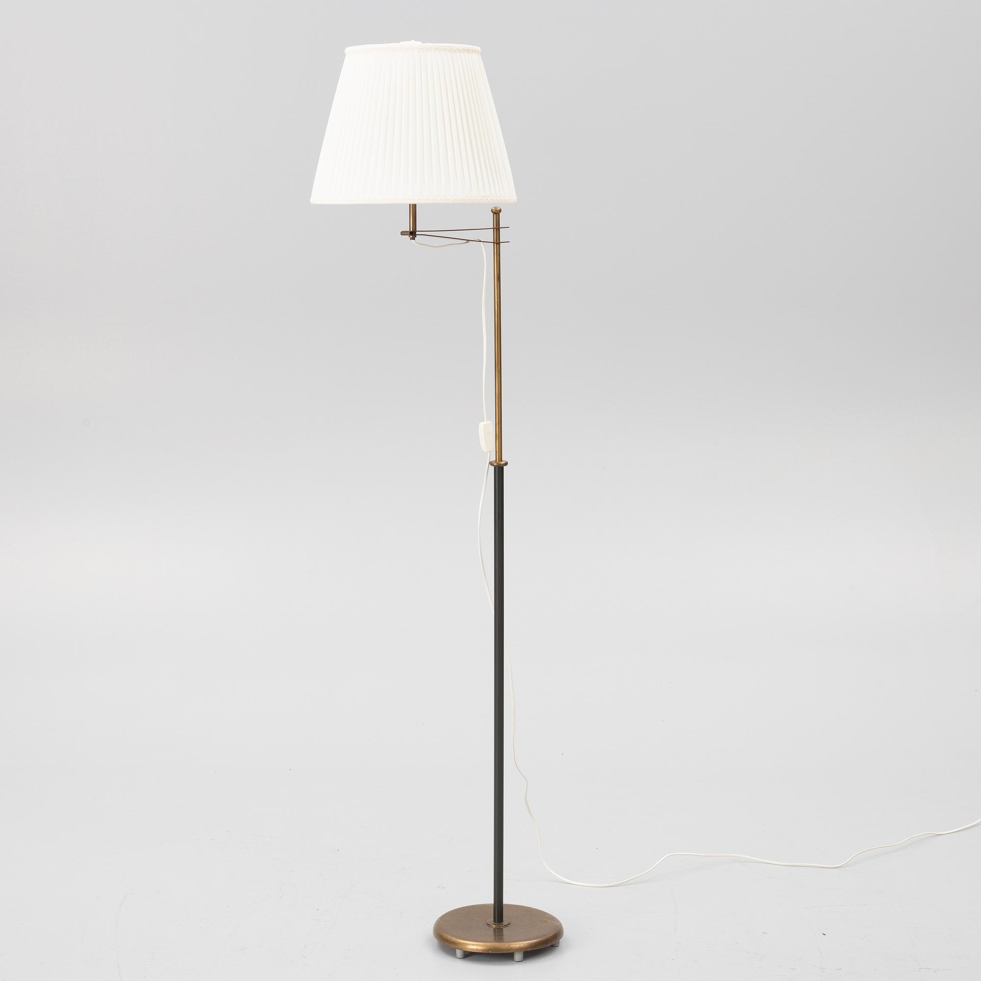 Harald Notini, a floor lamp model 15597, Arvid Böhlmarks Lampfabrik, Stockholm, 1950s.