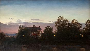 494. Fanny Churberg, EVENING VIEW.