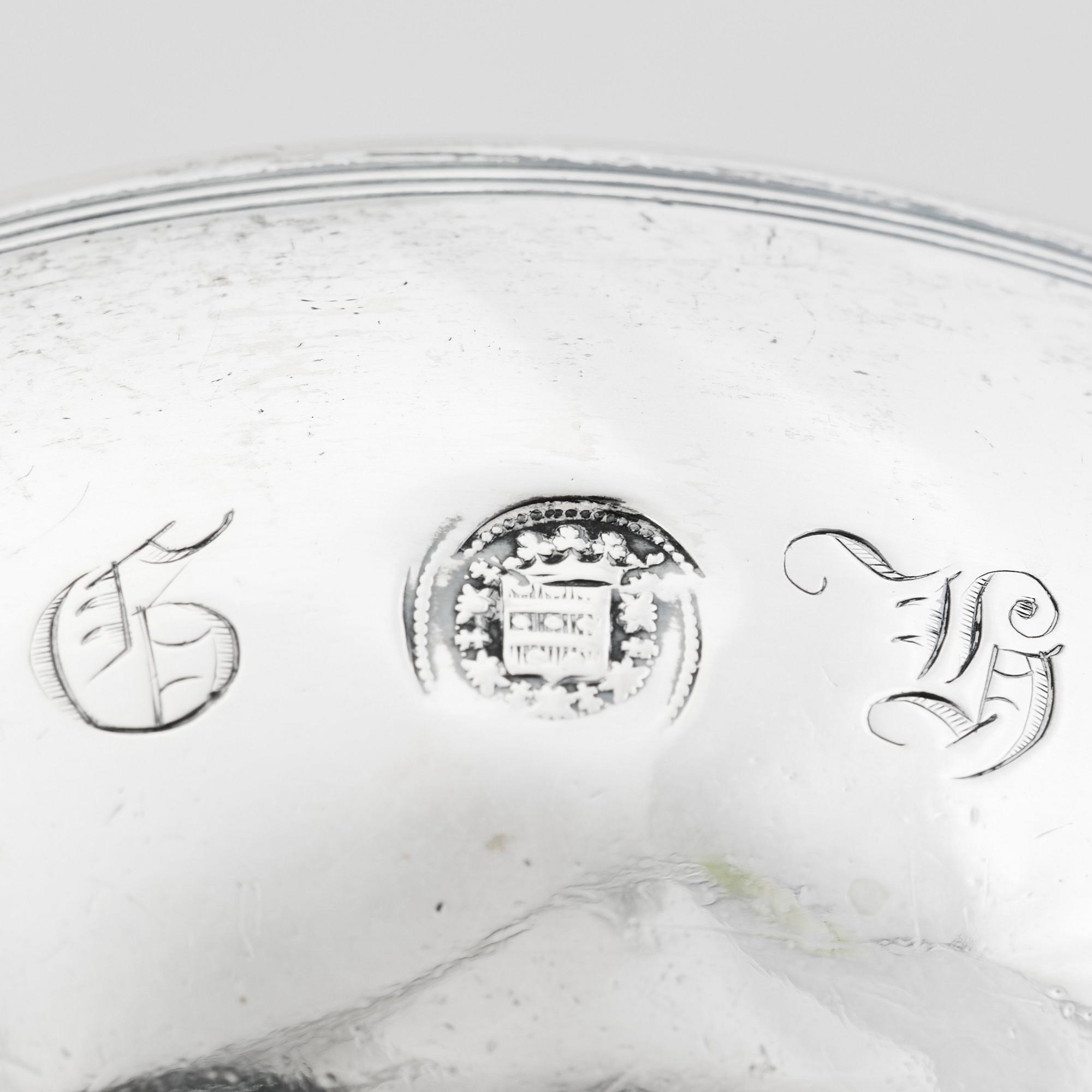 Adolf Zethelius, nattljusstakar, ett par, silver, Stockholm 1816.