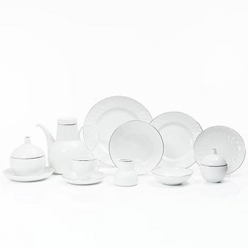 Björn Wiinblad, A 116 piece "Lotus" service, Studio Line, Rosenthal, Germany.
