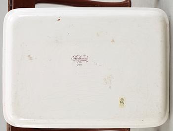 TEBORD, fajans, Rörstrand, 1909. Kunglig proveniens.