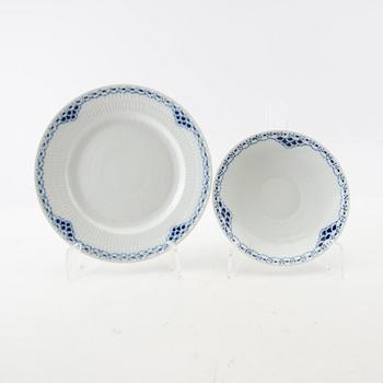 Service, 16 pcs "Princess", Royal Copenhagen, Denmark, late 20th century.