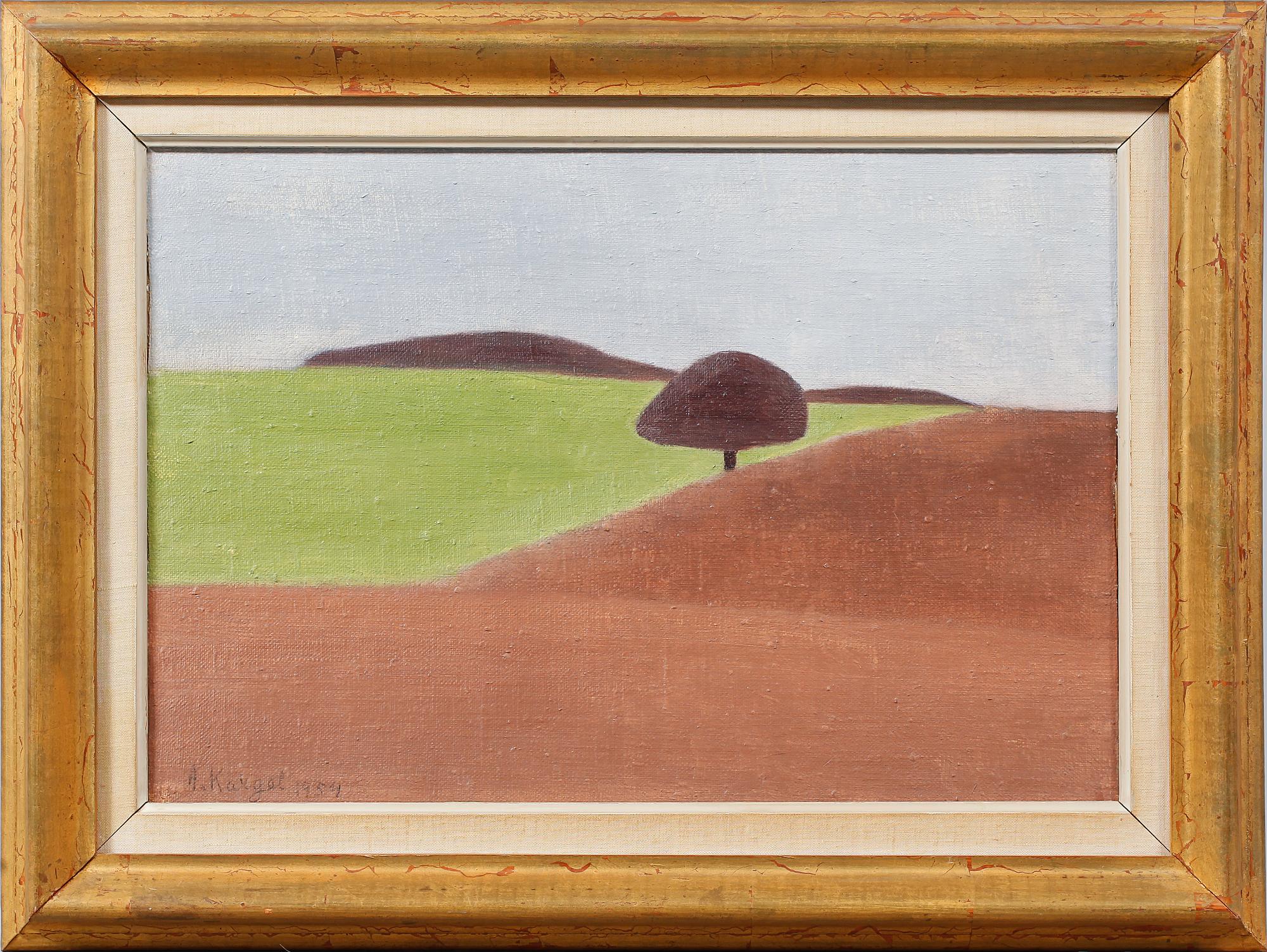 AXEL KARGEL, olja på duk, signerad och daterad 1954.