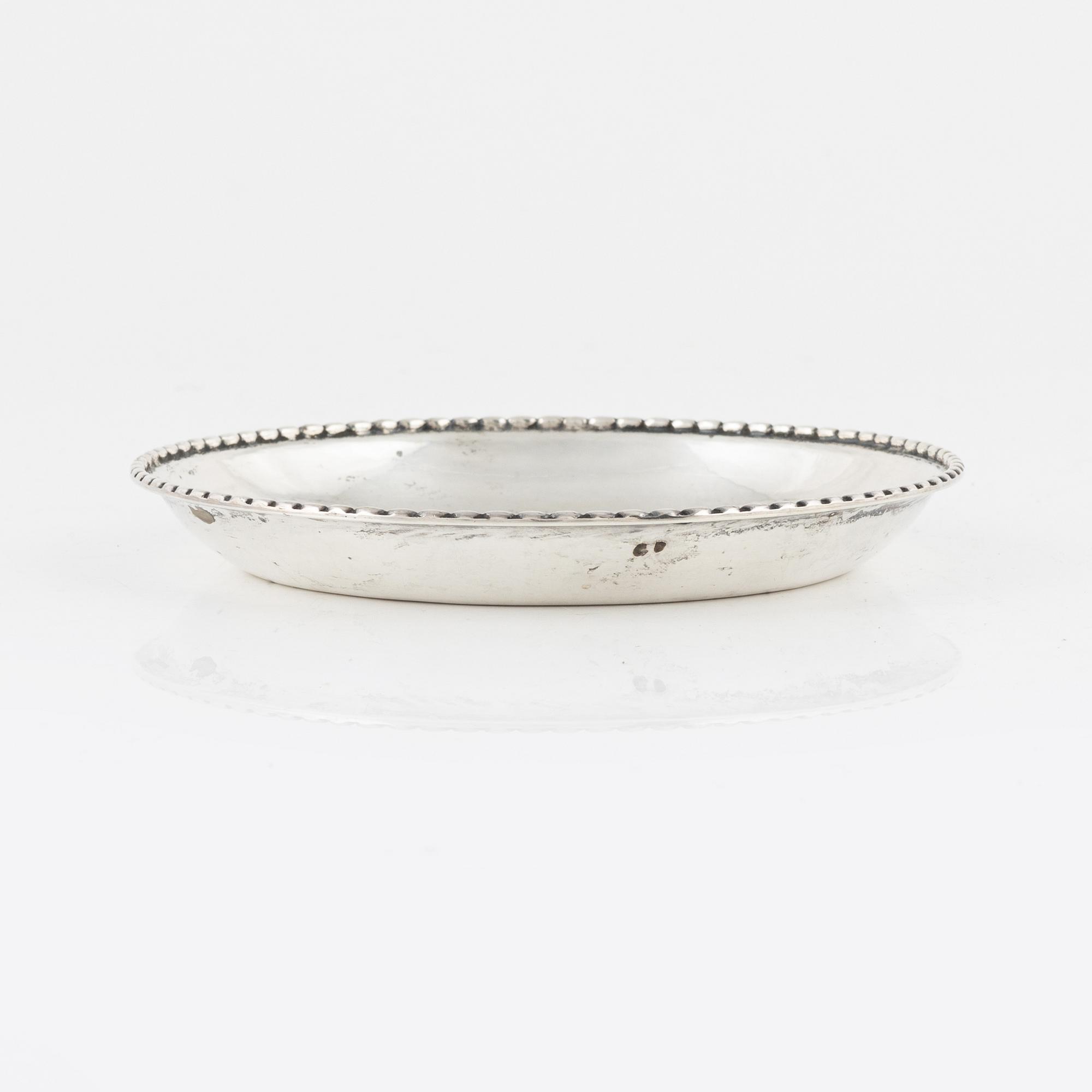 Coaster, design nr 209, silver, Georg Jensen, Danmark, 1920.